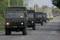 В Донецкой области силы АТО отслеживают передвижение колонны российских КамАЗов без опознавательных знаков